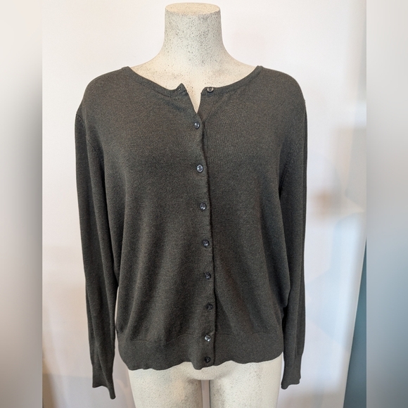 Women's Super Soft Long sleeve Cardigan Green H&M Size XXL - Picture 1 of 14